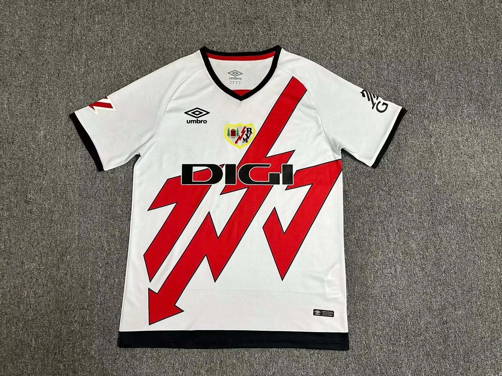 2024-2025 Rayo Vallecano HOME Football Shirt 1:1 Thai Quality