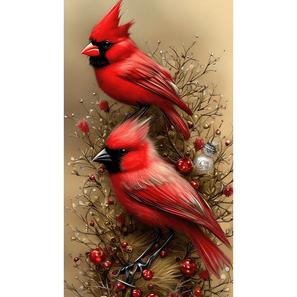 Cardinal-Paint by Numbers-40x70cm