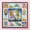 Tinker Bell Princess-14CT Stamped Cross Stitch Egyptian Cotton 30*30cm/11.81*11.81in tapestrymarket