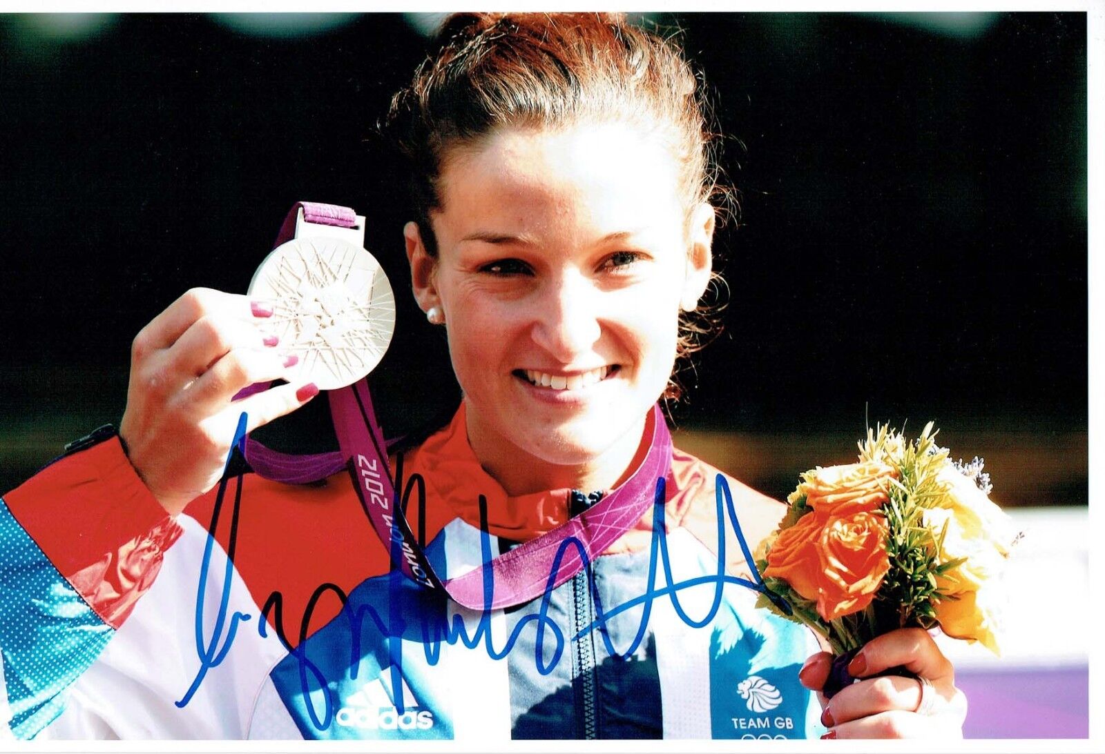 Lizzie ARMITSTEAD DEIGNAN Autograph Signed 12x8 Photo Poster painting 4 AFTAL COA World Champion