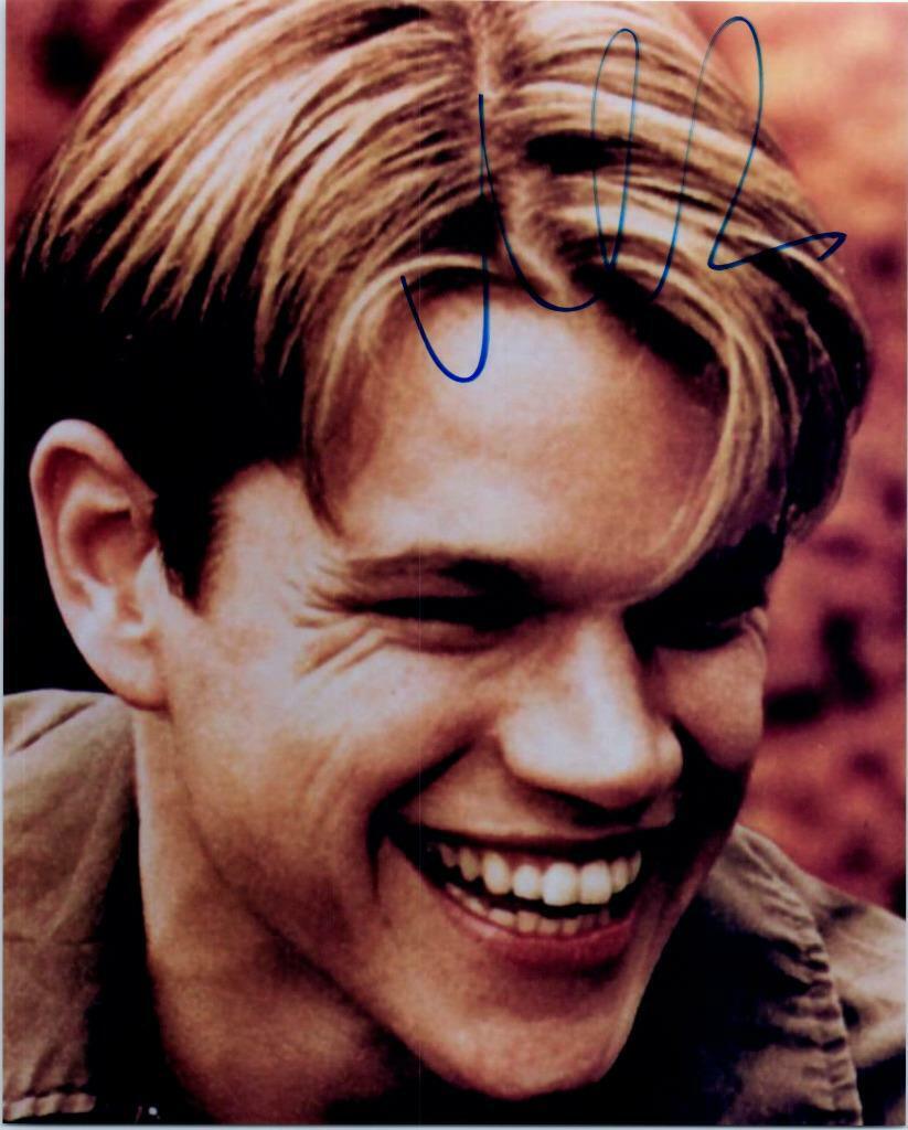 Matt Damon autographed 8x10 signed Photo Poster painting Picture Pic and COA