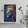 (40*60cm)Flower Lion - Full Round Drill Diamond Painting