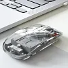 Transparent Wireless Bluetooth Mouse Silent Ergonomic Laptop Tablet Mouse