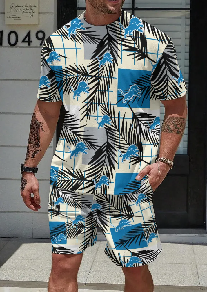 Detroit Lions Limited Edition Top And Shorts Two-Piece Suits