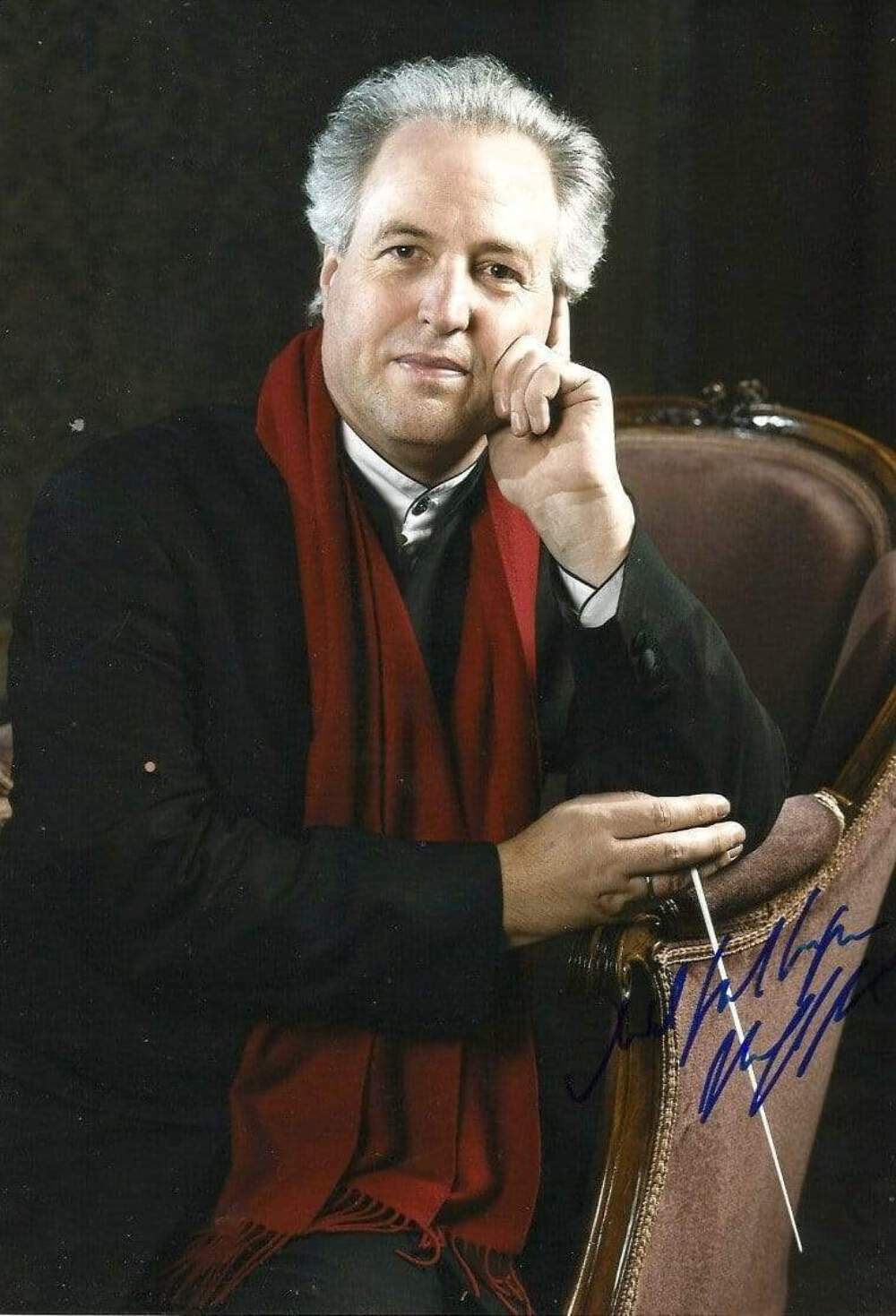 Manfred Honeck CONDUCTOR autograph, autographed Photo Poster painting