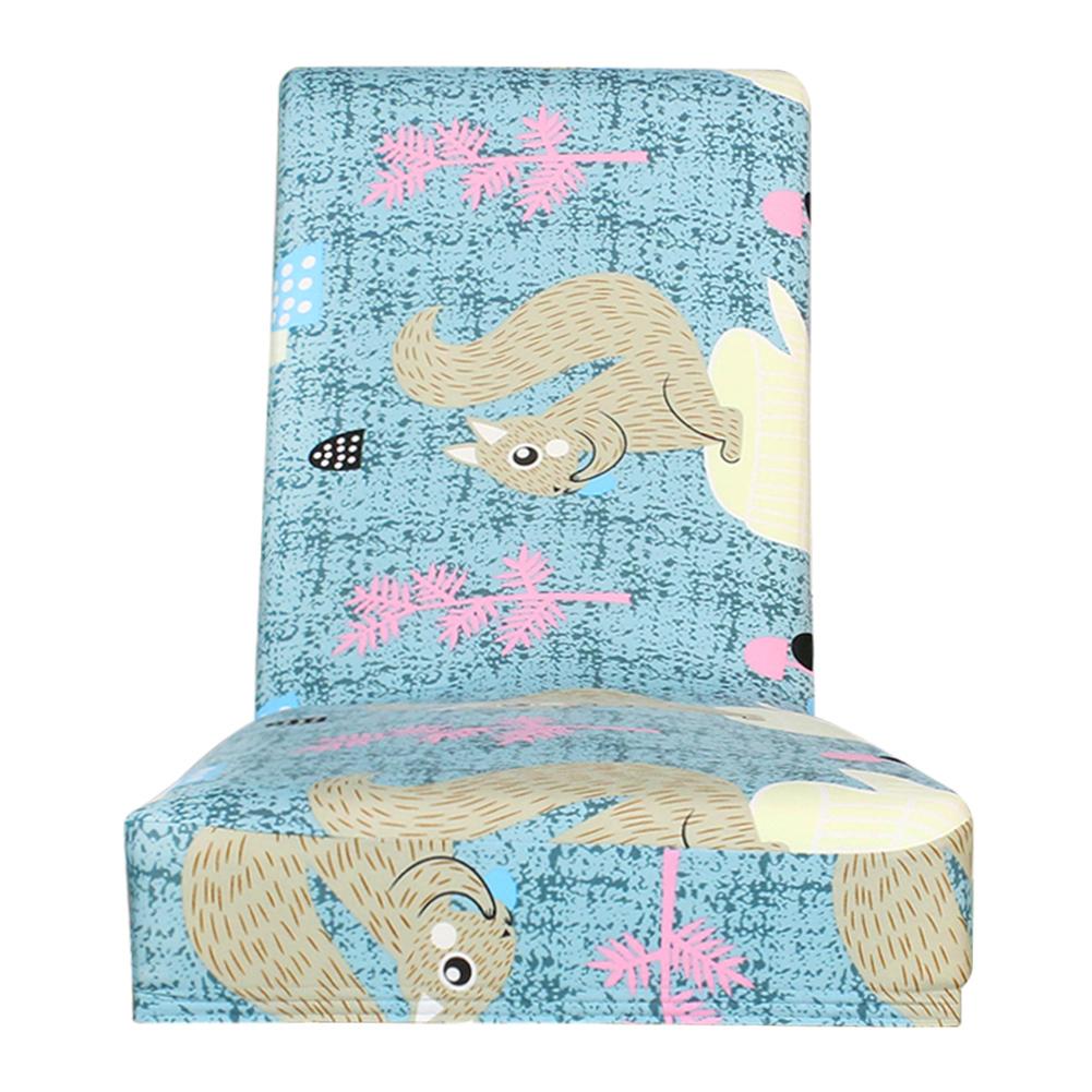 

1pc Squirrel Print Stretch Chair Cover Restaurant Hotel Elastic Seat Covers, 501 Original