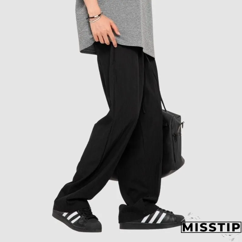 Simple Straight Leg Yamamoto Pants