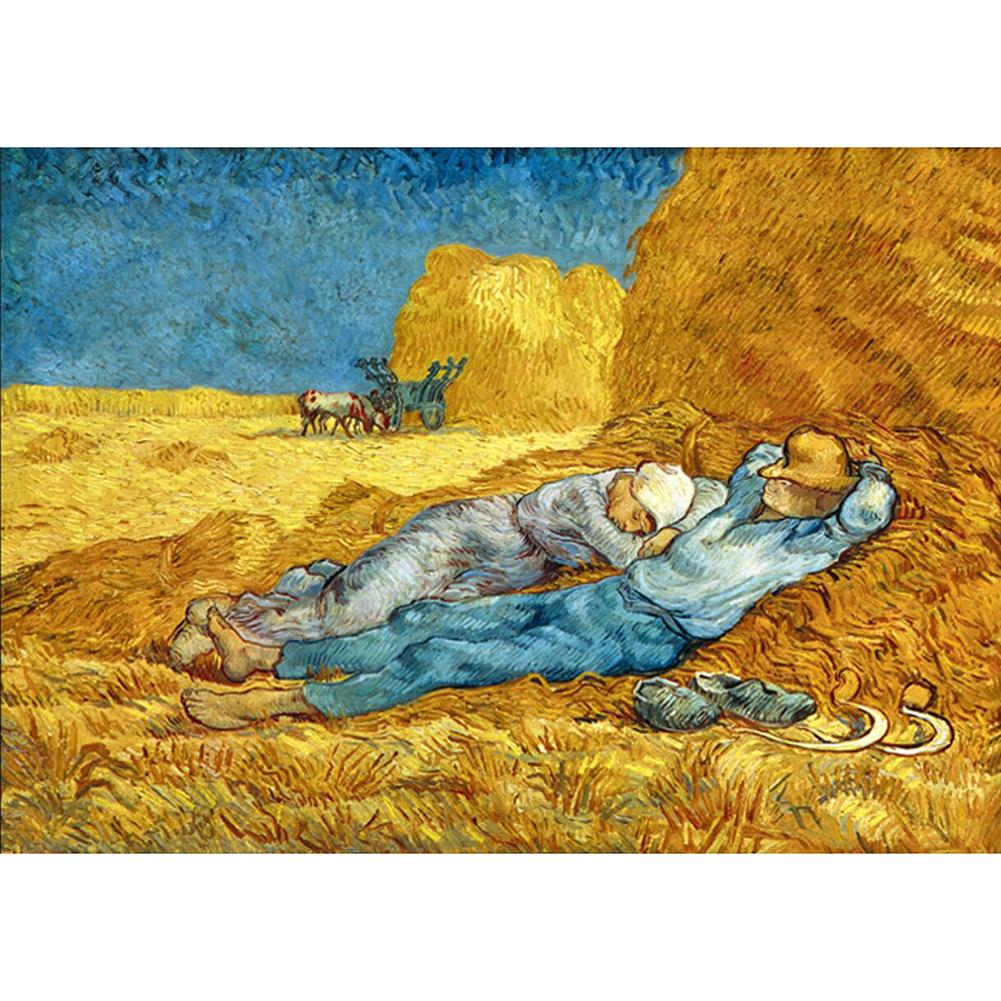 

30*40CM - Round Drill Diamond Painting - Relaxing Couple, 501 Original
