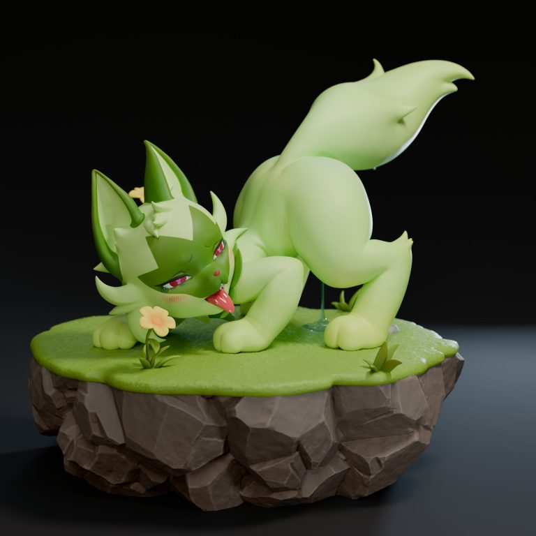 Spirit Demon Studio - Pokemon Sprigatito Statue(GK) (Adult 18+)-