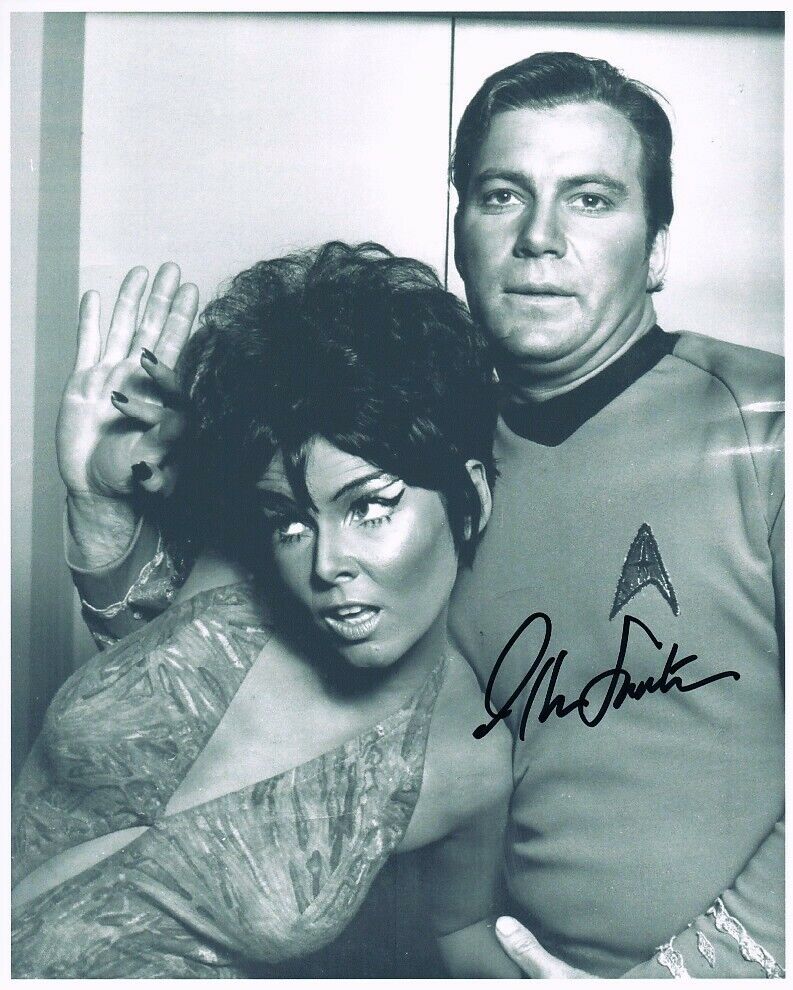 WILLIAM SHATNER signed STAR TREK 8x10 w/ coa YVONNE CRAIG IN WHOM GODS DESTROY