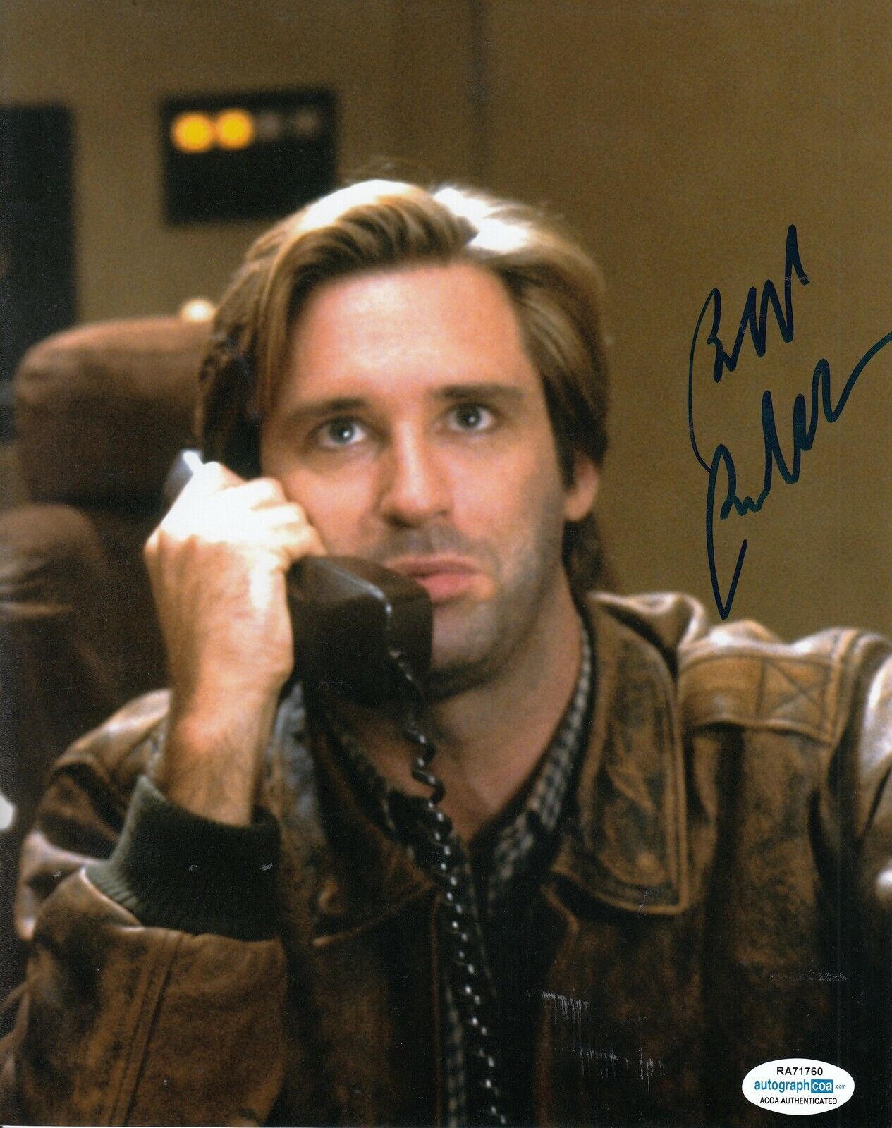 BILL PULLMAN signed (SPACEBALLS) Movie 8X10 *Lone Starr* autograph Photo Poster painting ACOA #2