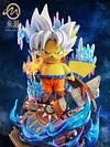 Ultra Instinct Son Goku Cosplay Pikachu - Pokemon Dragon Ball Resin Statue - MIRO Studios