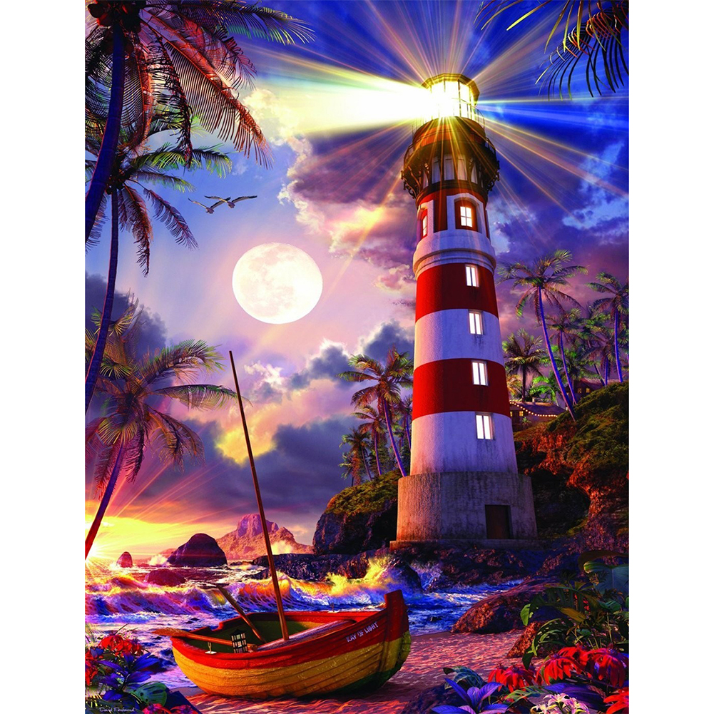 

Landscape - 14CT Stamped Cross Stitch - 46*36CM, 501 Original