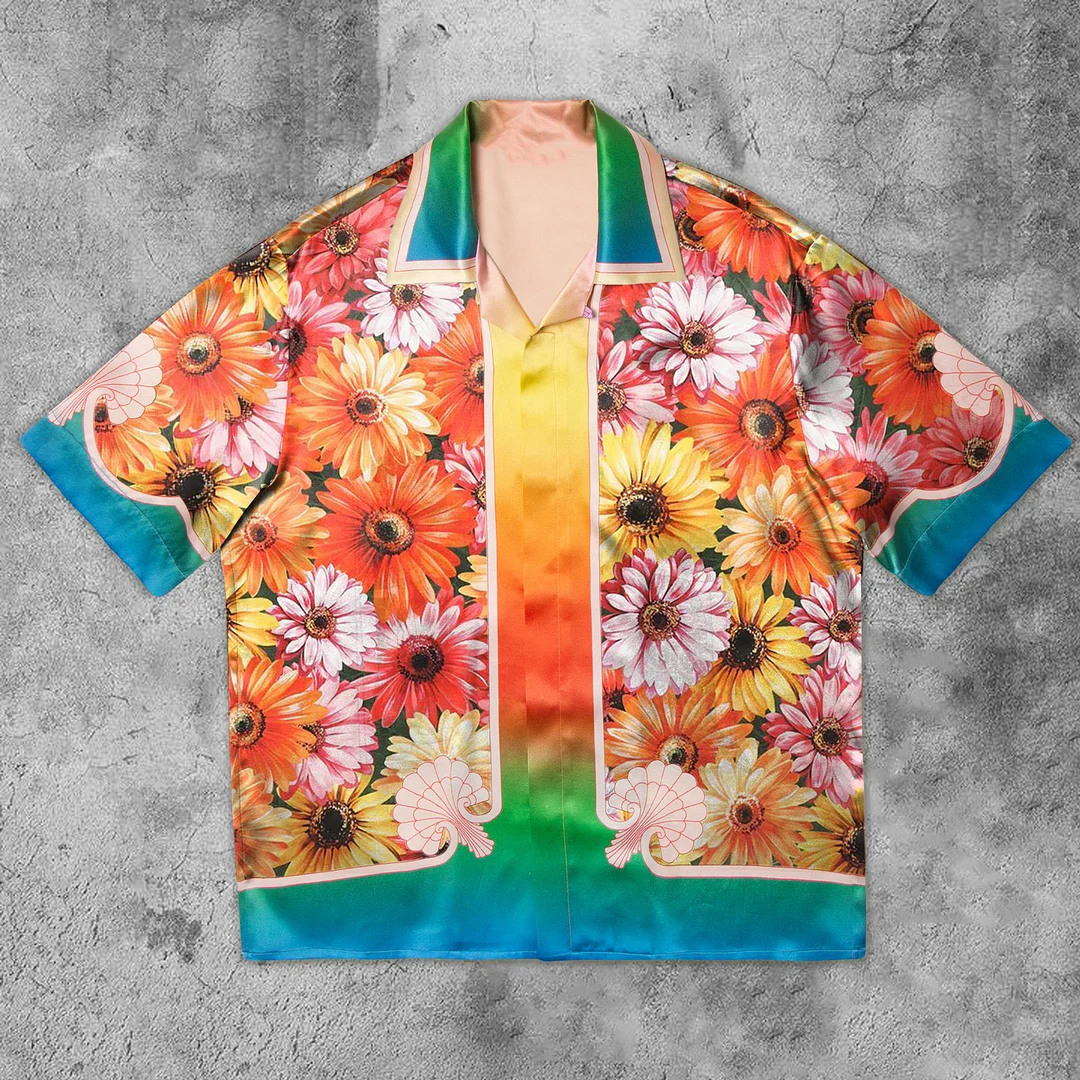 Art flower noble luxury shirt
