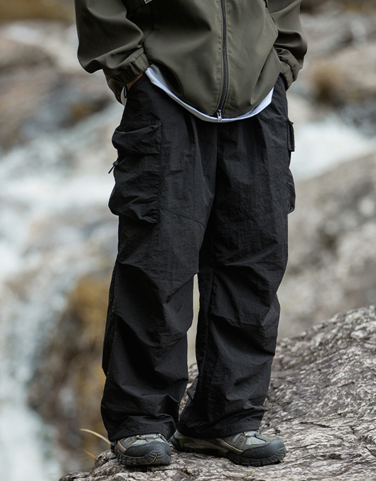 Outdoor Lightweight Cargo Trooper Pants / TECHWEAR CLUB / Techwear