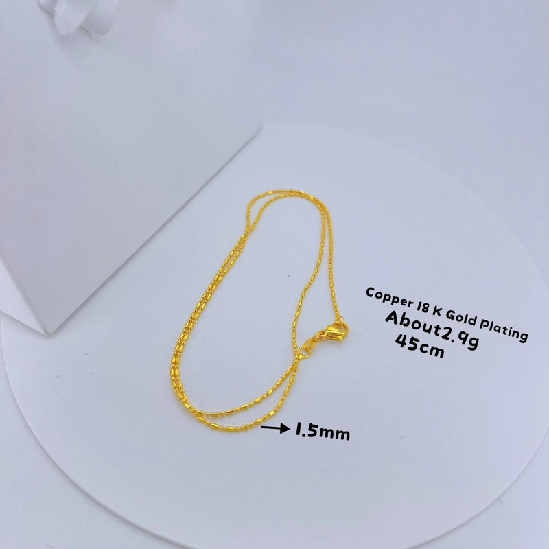 10 PCS/Package Copper Ball Chain 45cm Jewelry Accessories Chain