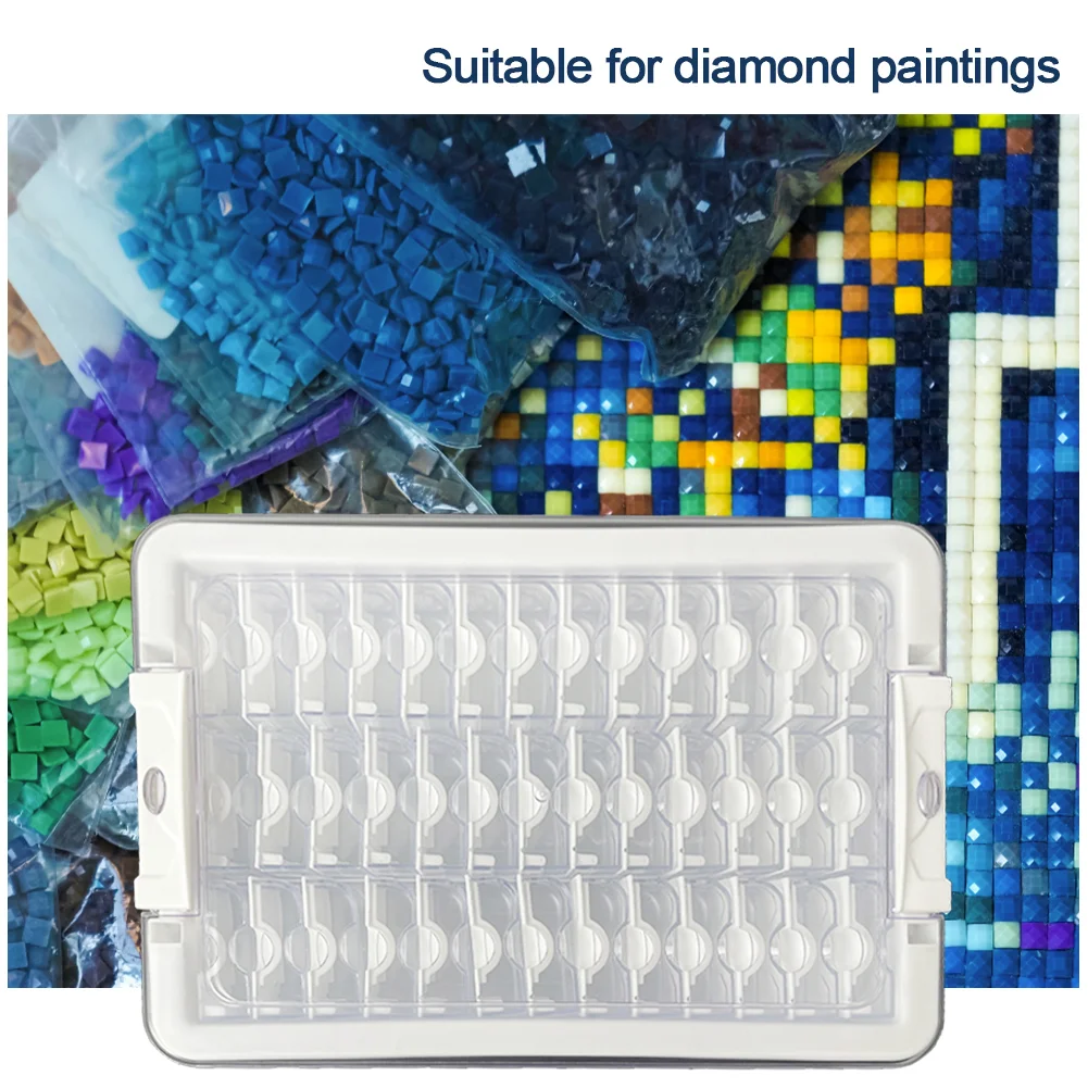 39 Grid Diamond Painting Bead Storage Containers Bead Organizers and Dot Storage