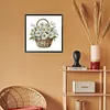 Flower Basket-Partial Special Shaped Diamond Painting 30*30CM