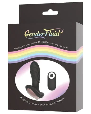 Pornhint Gender Fluid Buzz Vibrating Anal Plug With Remote