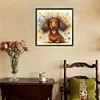 (US Only)Paint By Numbers Kit On Canvas DIY Oil Art Dachshund Picture Home Decor40x40cm