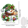 Diamond Painting Acrylic Christmas Atmosphere Snowman Desktop Kit Tabletop Decor