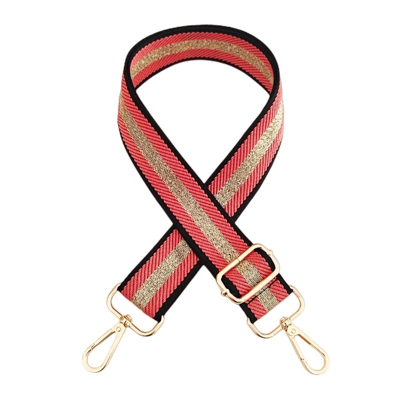 Polyester Color Block Bag Strap