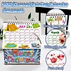 DIY Diamond Painting Special Shape Desktop Cabin Calendar Organizer Box Kit(Merry Chirstmas)