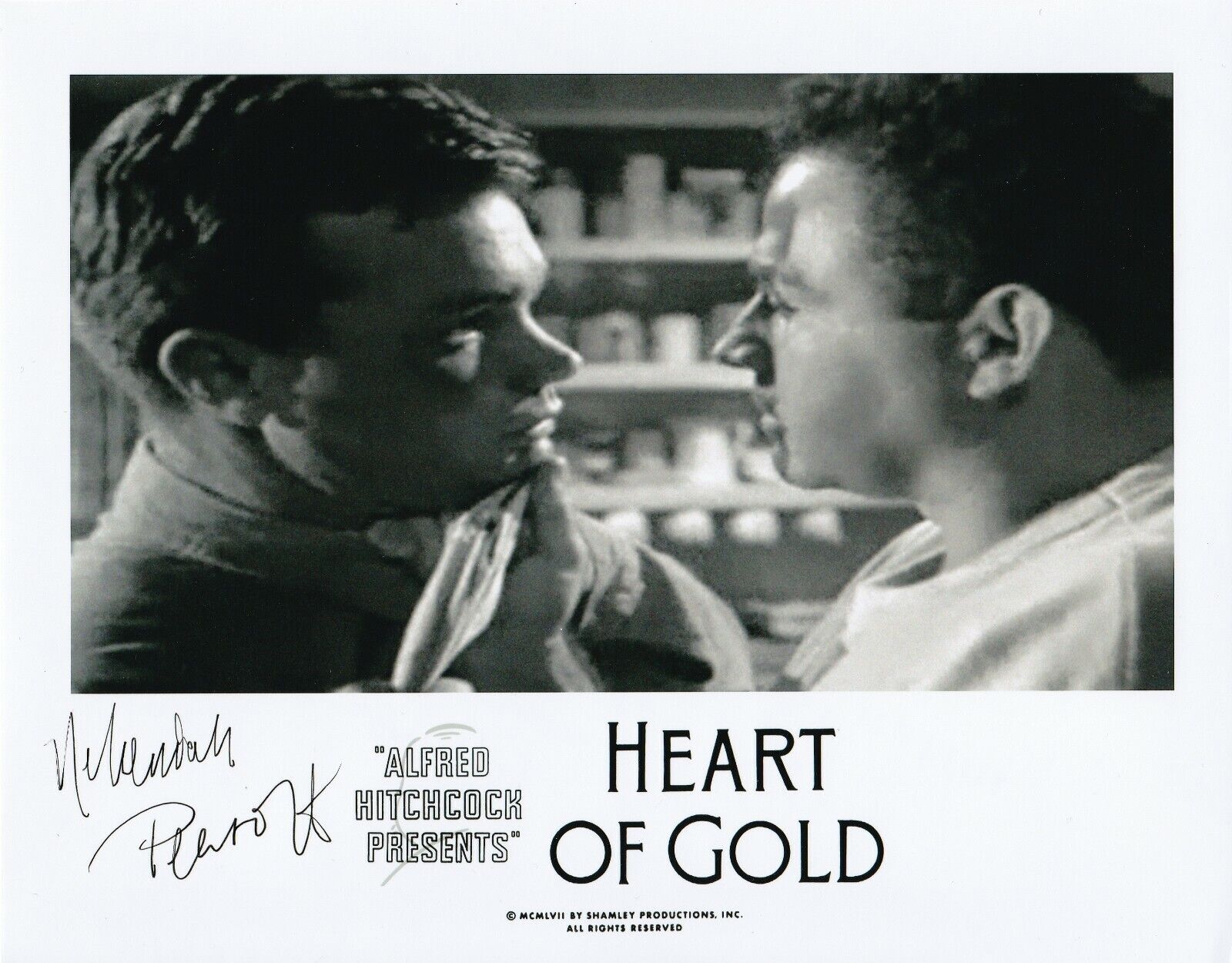 Nehemiah Persoff REAL hand SIGNED Hitchcock Heart Of Gold Movie Photo Poster painting #2 COA