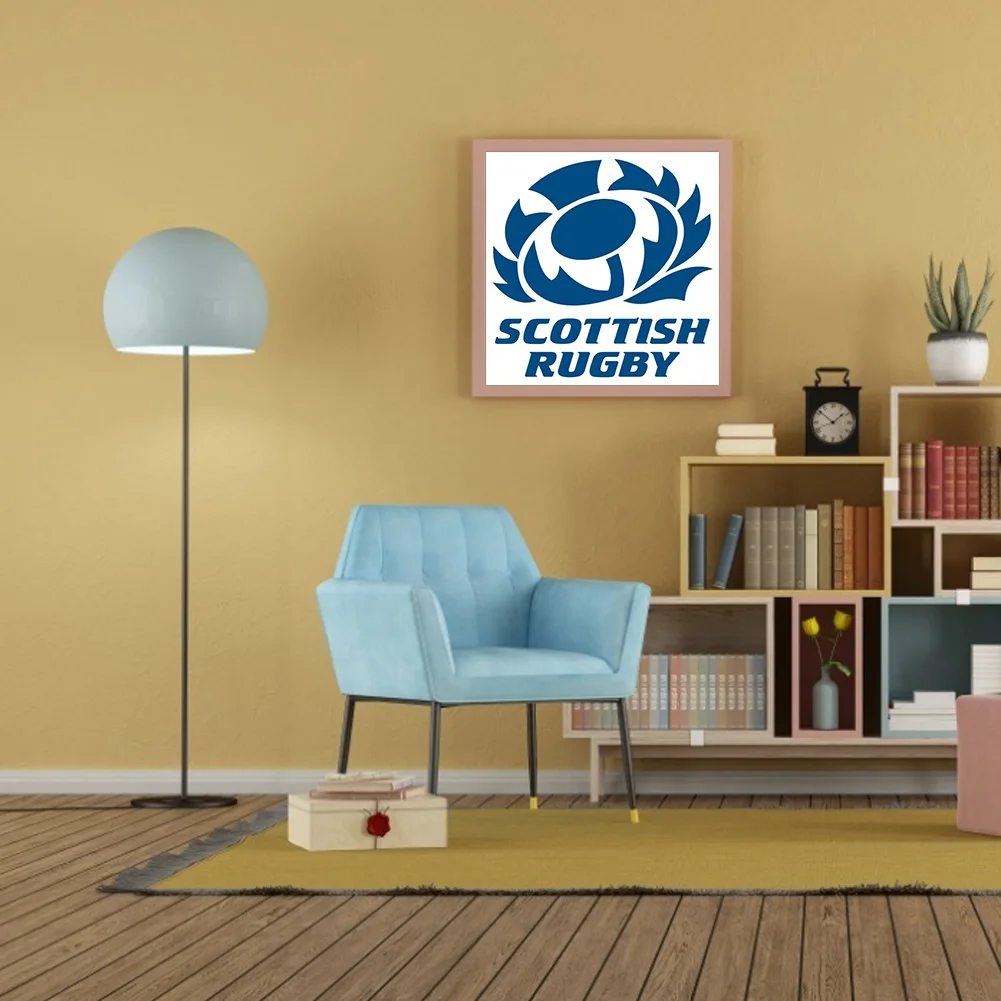 Full Round Diamond Painting 30*30cm - Scottish Rugby Union