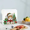 Acrylic Double Sided Christmas 5D DIY Diamond Art Paper Towel Storage Rack Decor Napkin Holder Kit