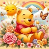 Disney Winnie The Pooh-11CT Stamped Cross Stitch 40*40cm/15.75*15.75in