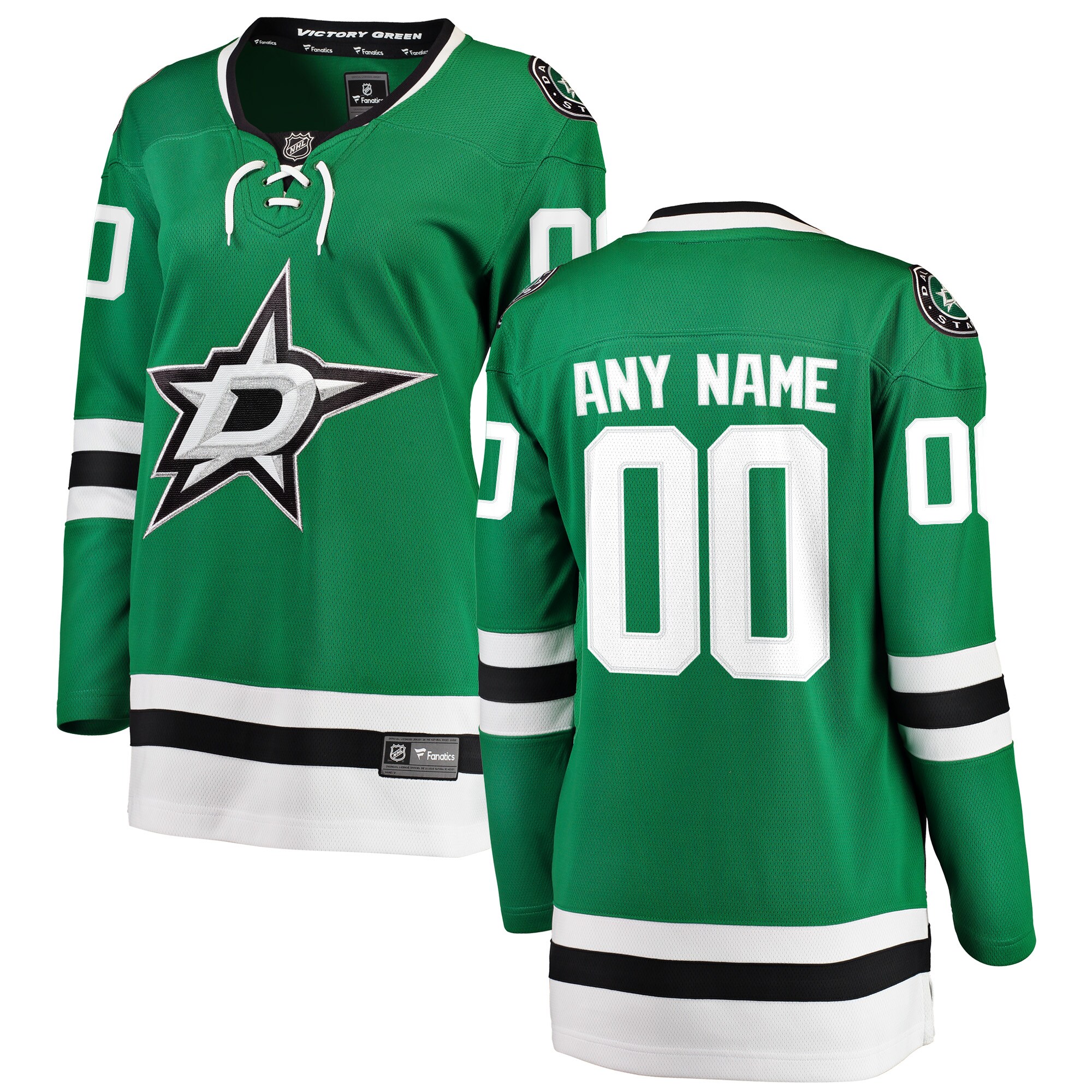 Dallas Stars Fanatics Women&rsquo;s Home Breakaway Custom Jersey &ndash; Green mysite