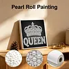 DIY Pearl Painting Crown for Home Wall Decor(25x25cm)