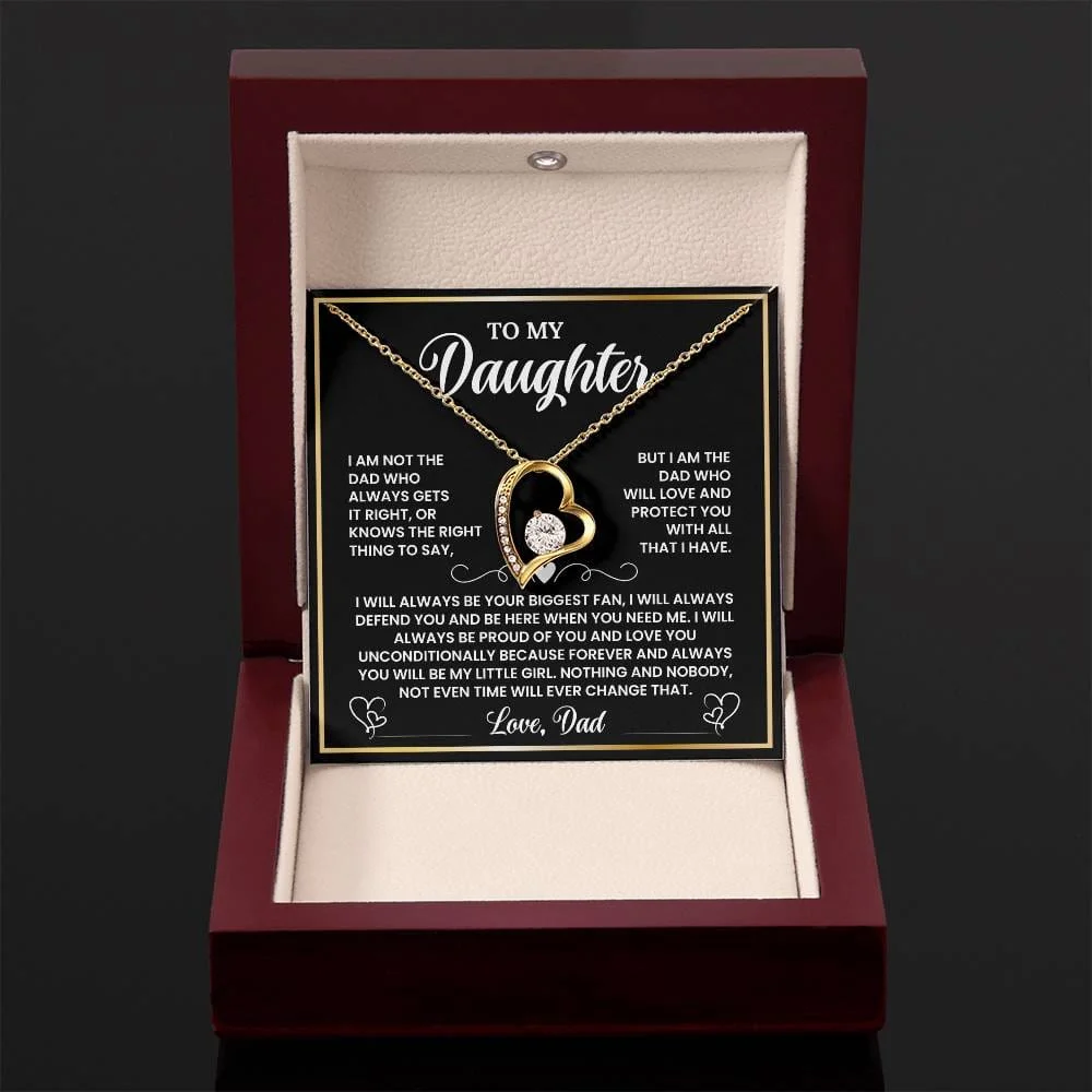 To My Daughter Necklace (I Will Always Be Your Biggest Fan)