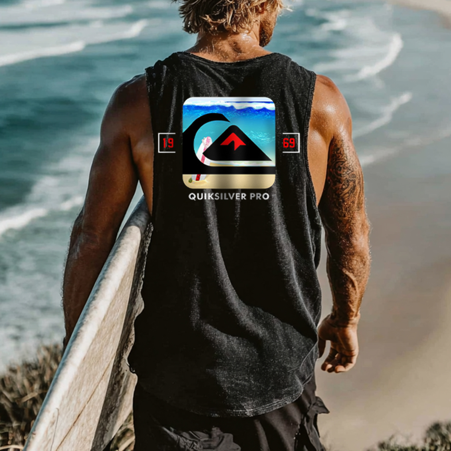 Vintage Surf Tank Top / TECHWEAR CLUB / Techwear