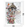 Birds on the Mailbox - 11CT Counted Cross Stitch - 40*56cm