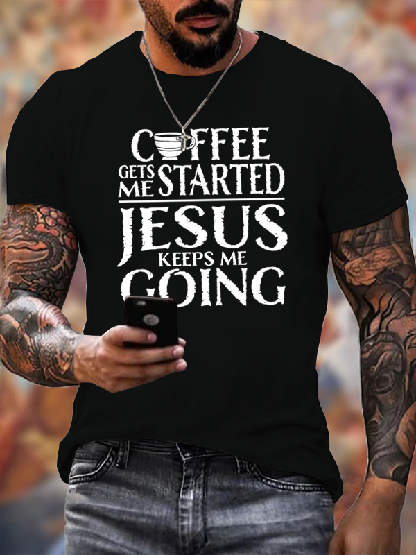 Jesus Keeps Me Going T-shirt