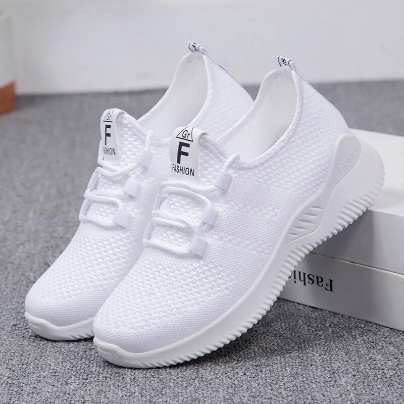 2021 Women Running Shoes Trainers Sport Shoes Outdoor Walkng Jogging Trainers Athletic Shoes Female Sneakers women shoes flats