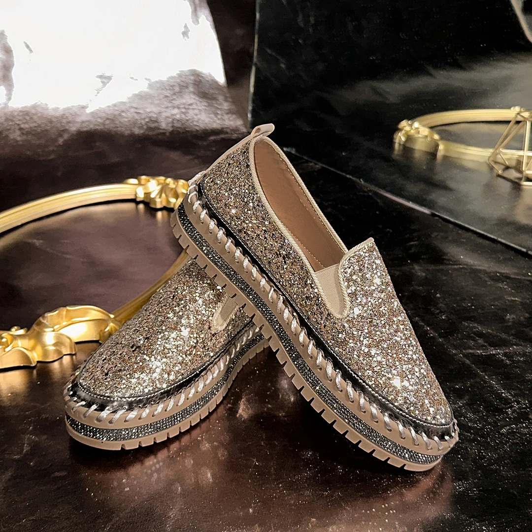 Yyvonne Loose Cake Thick-Soled Women's Shoes Flat-Soled Single Shoes In Spring New Casual Pedal Pedalle Pedalle Shoes