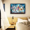 Disney Family-18CT Stamped Cross Stitch 70*50cm(Big Size) tapestrymarket
