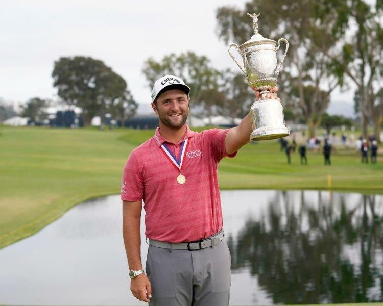 JON RAHM 2021 US Open Champion Golf Glossy 8 x 10 Photo Poster painting Poster Man Cave