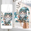 DIY Fishing Gnome Diamond Painting Single-sided Hanging Pendant