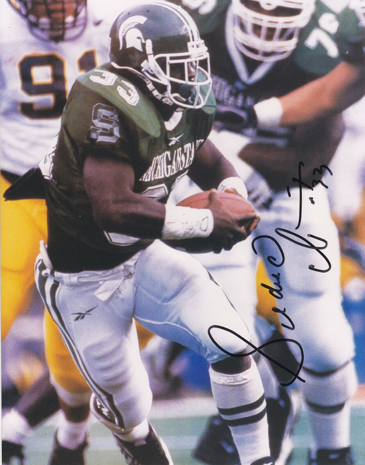 Sedric Irvin #1 8x10 Signed Photo Poster painting w/ COA Michigan State Spartans