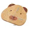 9.3 Inch Bamboo Crochet Blocking Board Bear Blocking Board for Crochet Projects