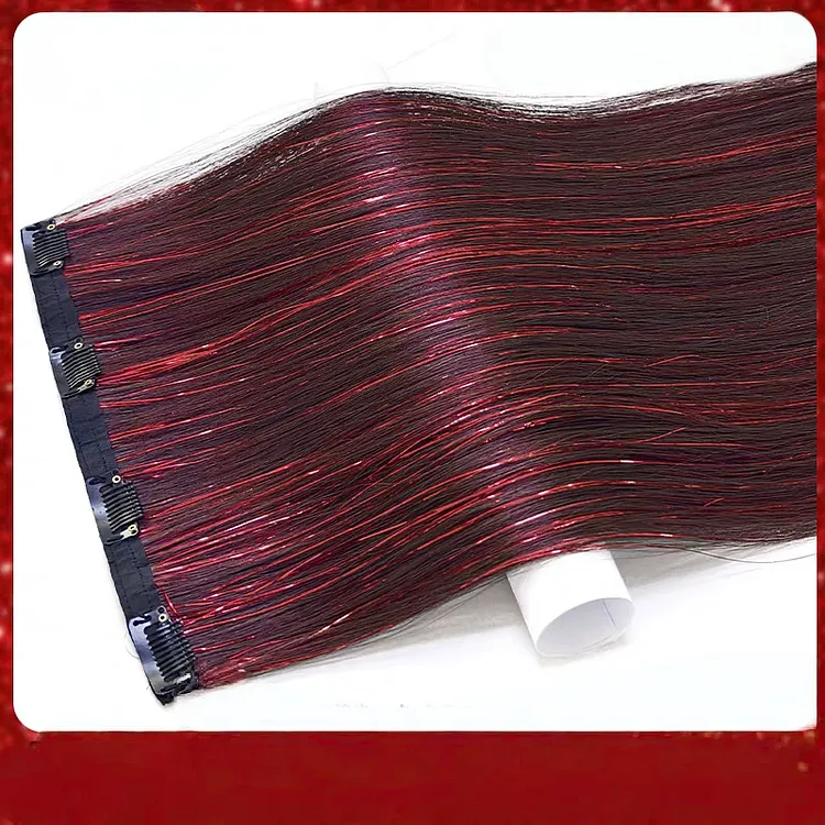 Holographic Tinsel Hair Extensions