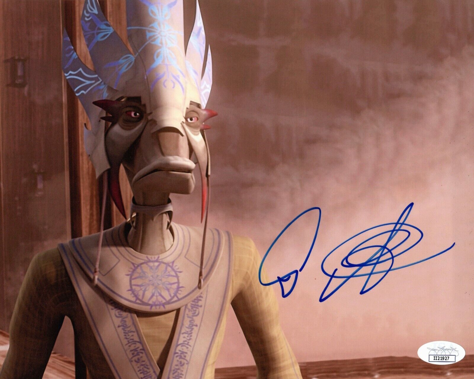 CAS ANVAR Authentic Hand-SignedPeteen STAR WARS:The Clone Wars