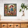 Diamond Painting-DIY Full Round Drill Girl(40x40cm)