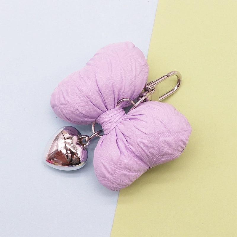 Minimalist Bow Knot Silica Gel Women’s Keychain