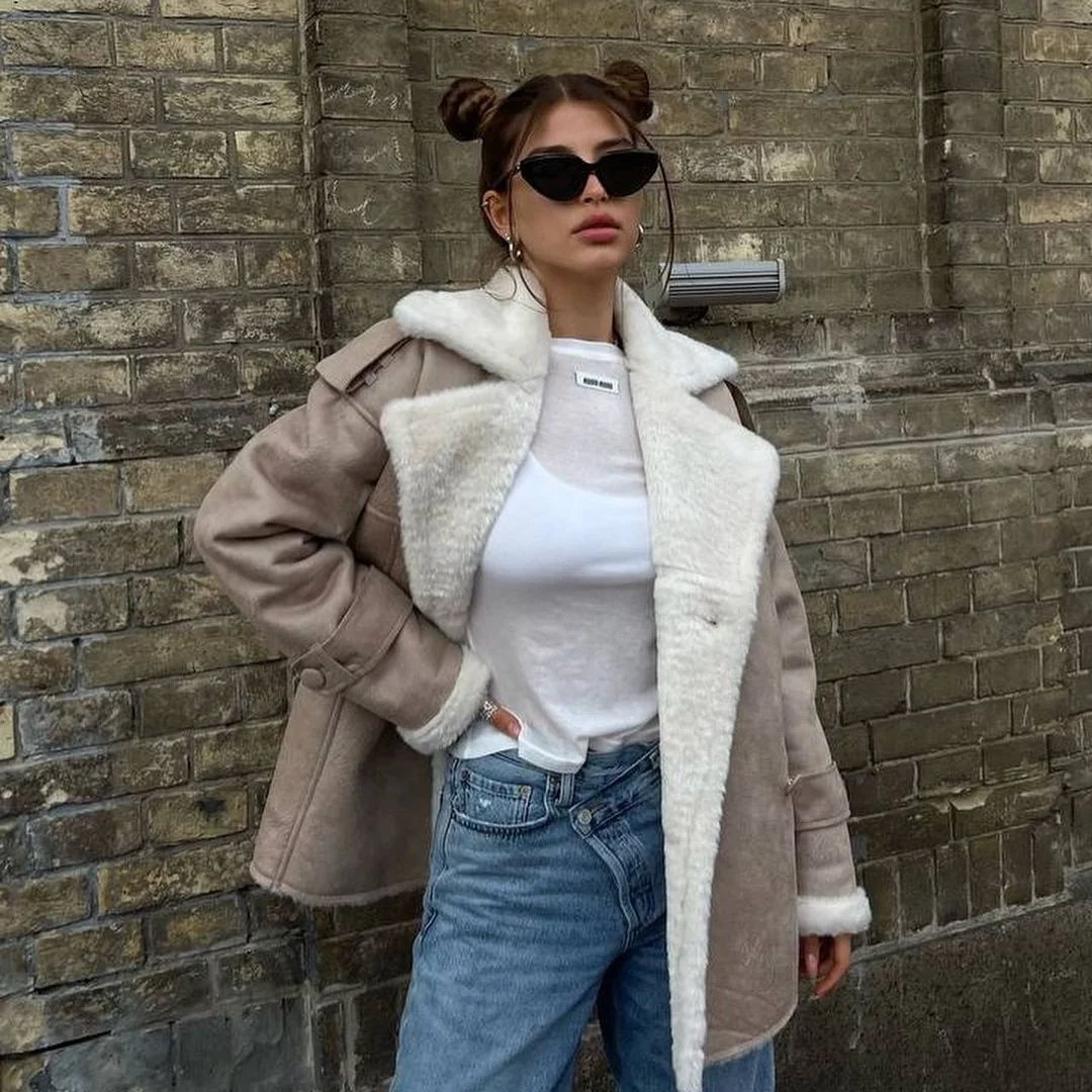 Nigikala Nigikala Autumn And Winter New Maillard Wearing Fur One Casual Jacket Woman