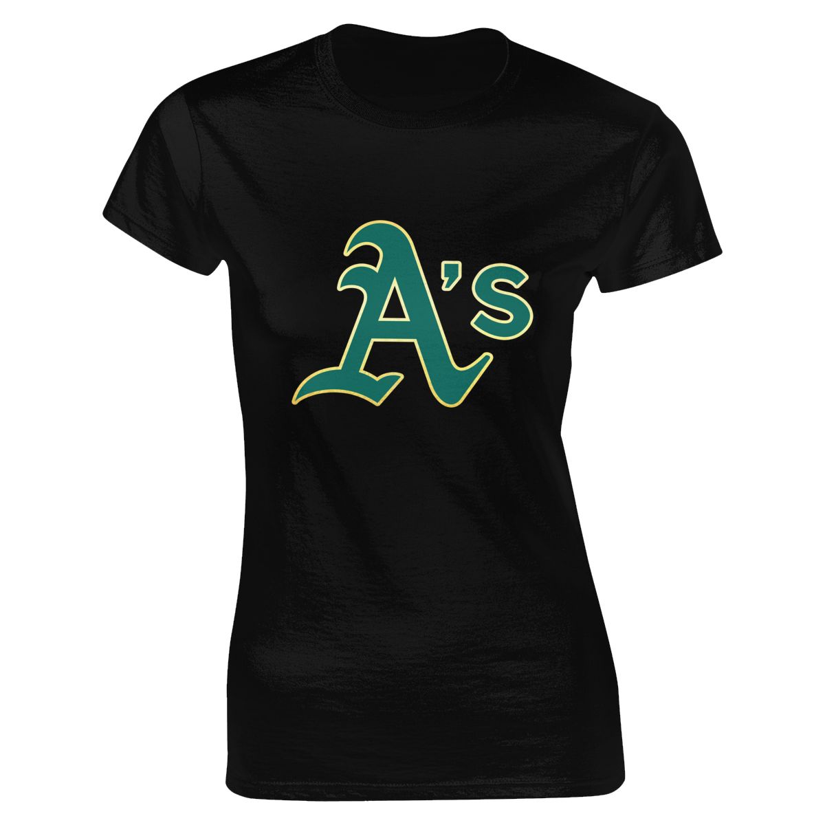 Oakland Athletics St Patrick's Day Women's Short-Sleeve Cotton Tee